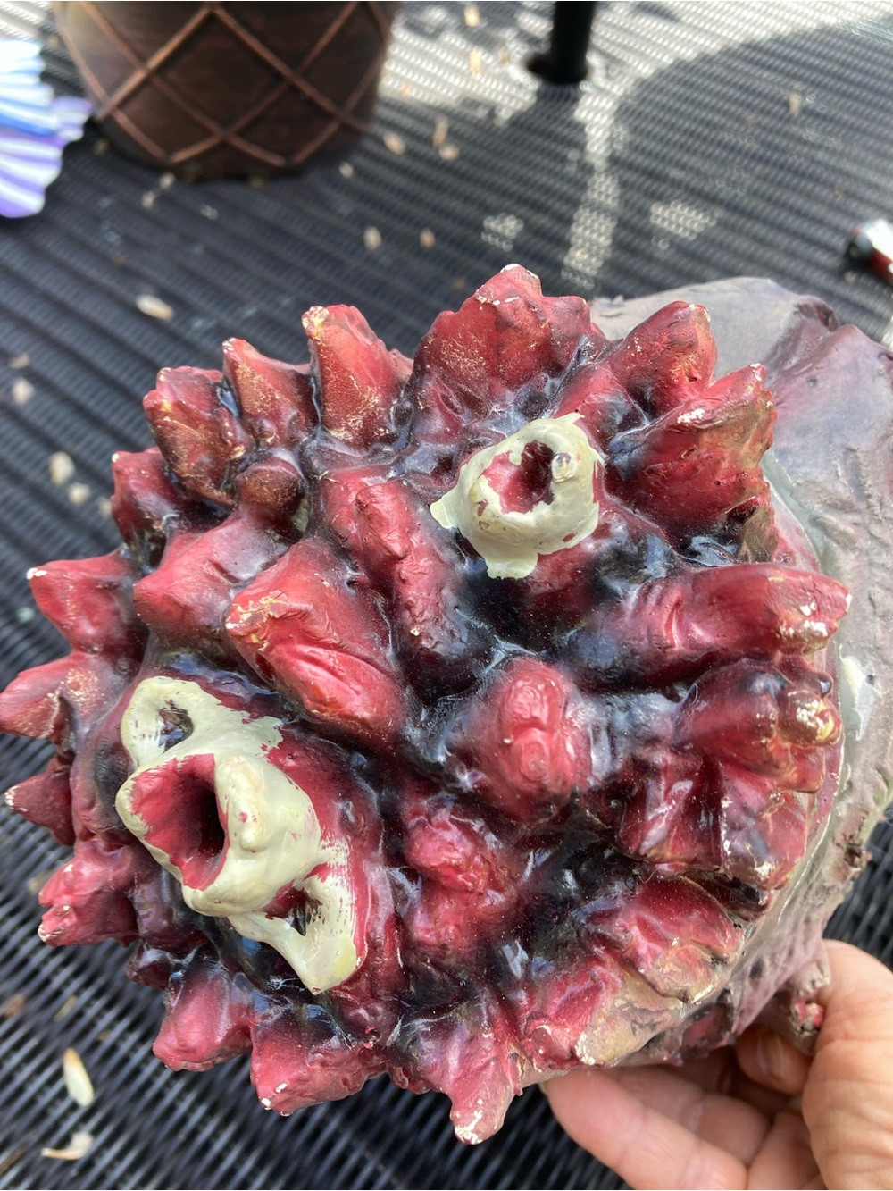 Halloween zombie head prop - Picture 4 of 10